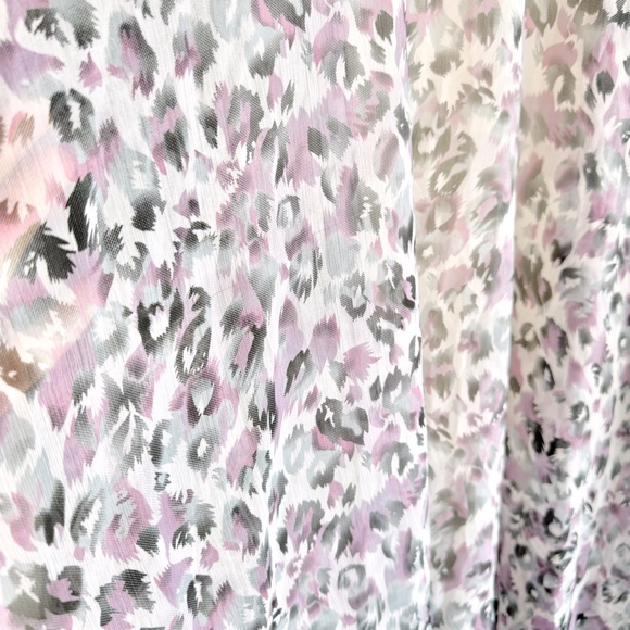 Soft Surroundings Sheer Leopard Print Kimono, OS - Picture 5 of 6